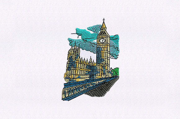 Big Ben Clock Tower: Holiday Embroidery Review