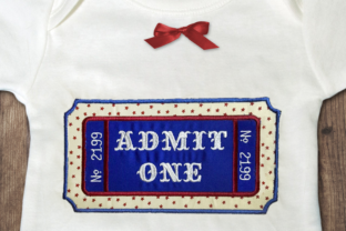 Carnival Ticket Applique: A Seasonal Design Review