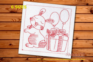 Easter Egg Gift with Bunny Redwork: A Business Review