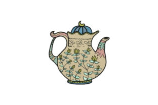 Flower Tea Pot: An Embroidery Design Review