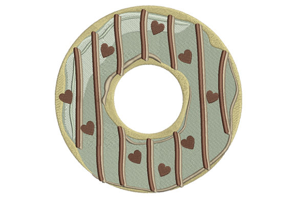 Green Dessert Donut: A Holiday Embroidery Review