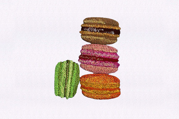 Multiflavored Pancakes: Sweet Embroidery for Gifts