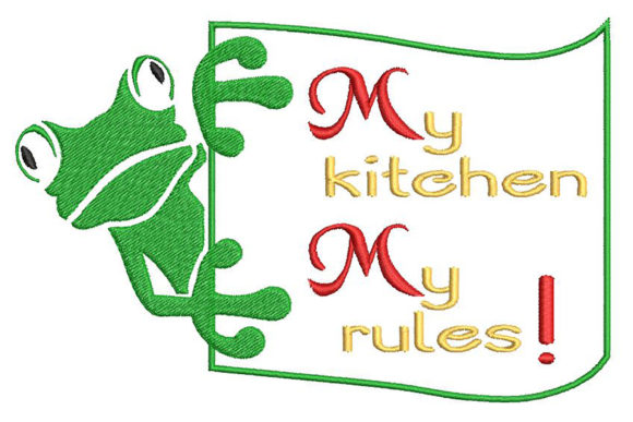 My Kitchen, My Rules: Embroidery Design Review