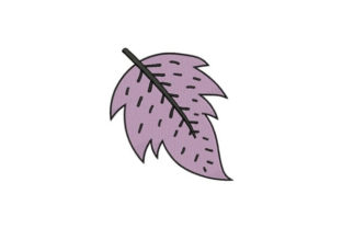 Purple Leaf: A Versatile Embroidery Design for Sellers