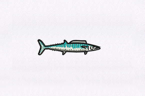 Seafood Wahoo Fish: Apparel Embroidery Review