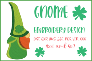 St. Patrick's Gnome: A Cozy Embroidery Review